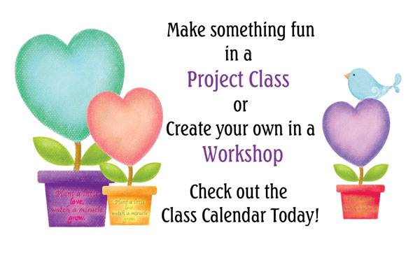 Make something fun in a project class or create your own in a workshop!